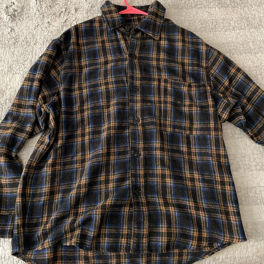 Hockey Thick Flannel Size Medium Mens